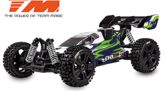 Team Magic B8JR 1/8 Nitro – 4WD Buggy – RTR mit Seilzugstarter