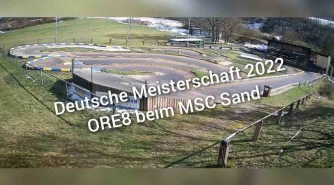 Der MSC Sand lädt zur Deutschen Meisterschaft 2022 ORE8