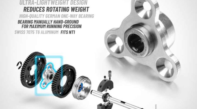 Alu Ultra-Lightweight Drive Flange With One-Way Lager