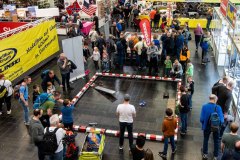22.04.2023, Intermodellbau 2023, Halle 5, Revell GmbH, Carrera Toys GmbH, Aktionsfläche, RC-Cars, Kinder, spielen