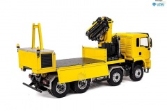 MAN-TGS-8x8-Abroller-gelb-m.-Ladekran-Abrollaufbau-ARTR-LESU-thicon-models-1