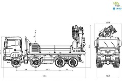MAN-TGS-8x8-Abroller-gelb-m.-Ladekran-Abrollaufbau-ARTR-LESU-thicon-models-2