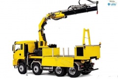 MAN-TGS-8x8-Abroller-gelb-m.-Ladekran-Abrollaufbau-ARTR-LESU-thicon-models-5