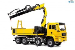 MAN-TGS-8x8-Abroller-gelb-m.-Ladekran-Abrollaufbau-ARTR-LESU-thicon-models-6