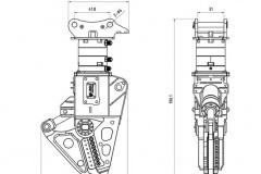 ydraulikzange-mit-270°-Drehantrieb-RTR-rot-gerade-Schneide-1