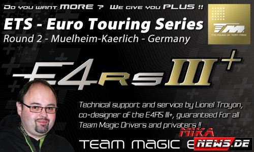 Team Magic Co-Designer bietet technischen Support bei Euro Touring Series in Mülheim-Kärlich