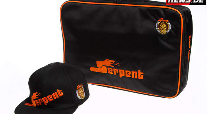 Serpent bringt eine neue Kappe und Laptop-Tasche im neuen Design