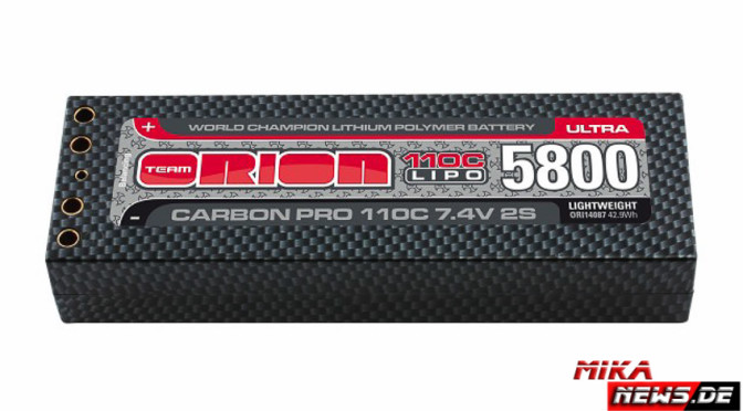 News bei Team Orion -Carbon Pro Ultra 2S 5800mAh 110C 7,4V Lightweight