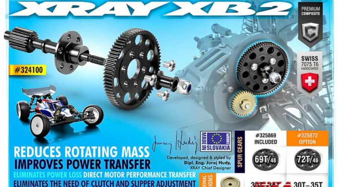 Xray XB2 – Direktantrieb ohne Slipper