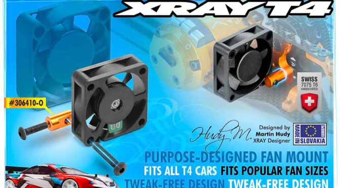 Xray – Lüfterhalter für den T4