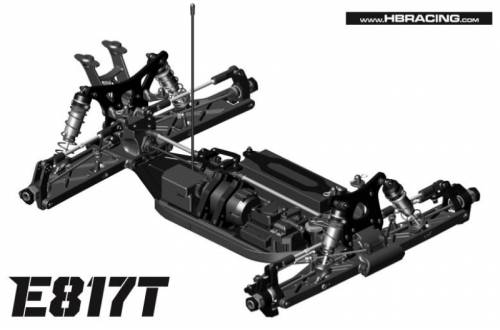 HB RACING E817T 1/8 Competition Electric Truggy