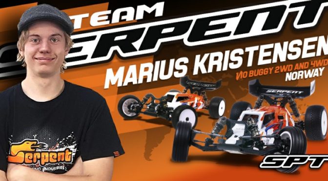 Marius Kristensen mit Team Serpent