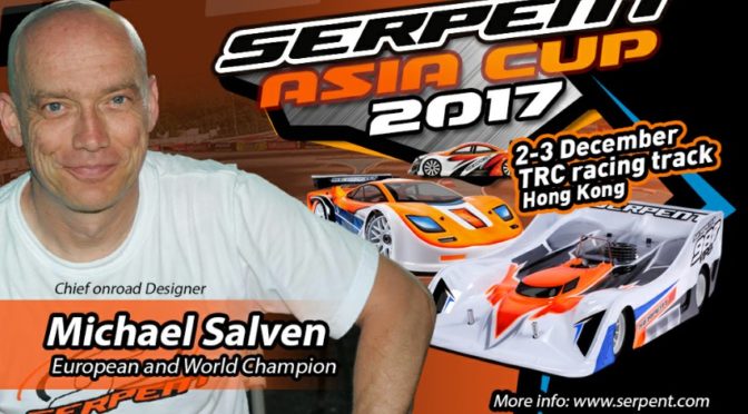 SPT News – Michael Salven startet beim Serpent Asia Cup 2017