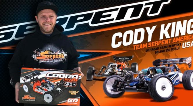 Cody King wechselt zu Team Serpent Offroad