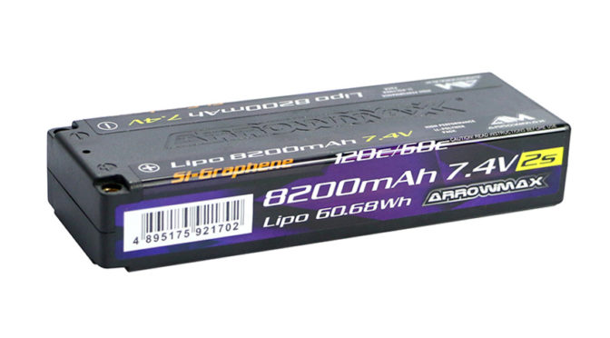 Arrowmax – AM Lipo 8200mAh 2S TC