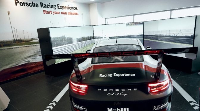 Porsche als Titelsponsor auf der ADAC SimRacing Expo