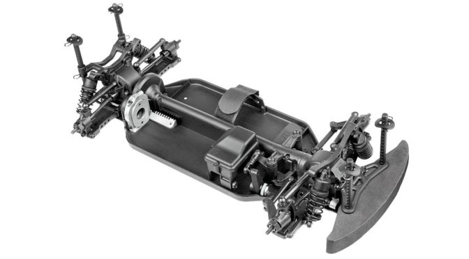 HPI RS4 Sport 3 Challenge Chassis (montiert)