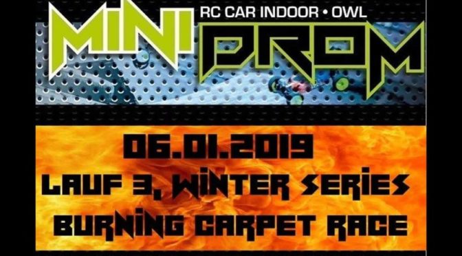 3. Lauf zur Minidrom OWL Winter Indoor Serie 2018/2019