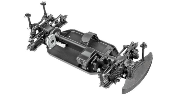 HPI RS4 Sport 3 Challenge Chassis (montiert)
