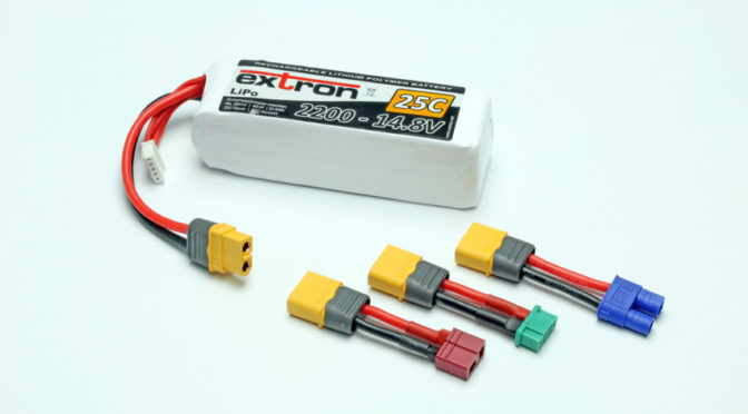 Extron Akku Adapterstecker XT-60 und XT-90