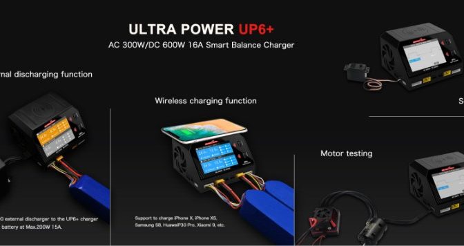 Ultra Power – Multifunktions Ladegerät UP6+ (600W, 16A)