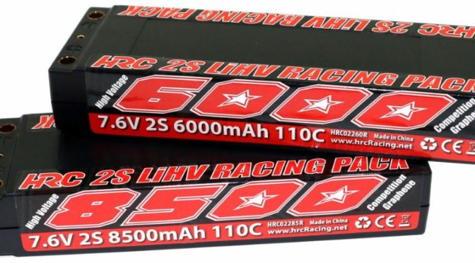 HRC Racing 2S LiHV Racing Packs