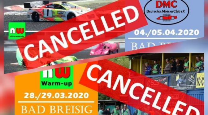 Absage – Kein Nitro-West-Warmup, kein SMW #1 in Bad Breisig
