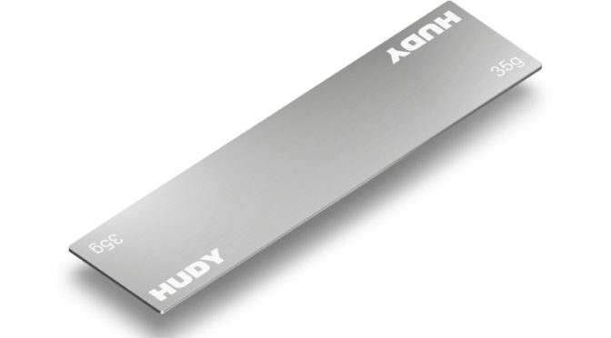 HUDY Stainless Steel Battery Weight 35g – Slim LiPo Batteries