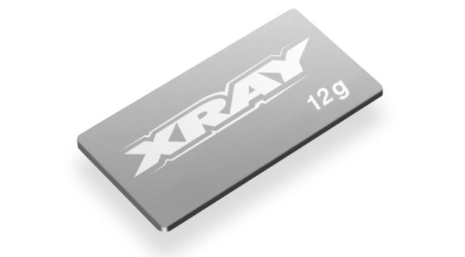 Neues XRAY Pure Tungsten Chassis Gewicht