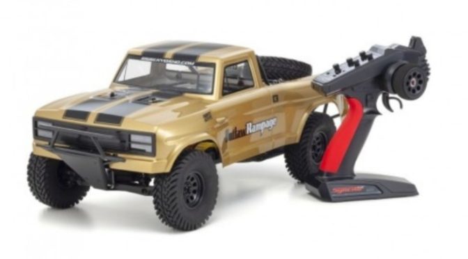 KYOSHO OUTLAW RAMPAGE PRO 1:10 RC EP READYSET – T1 GOLD