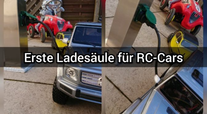 Erste Ladesäule – Ausbau der Ladestationen für RC-Cars geplant