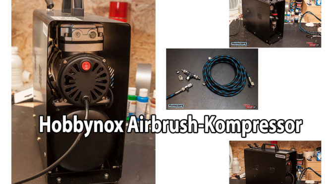 Kompressor für Airbrush und andere Anwendungen von Hobbynox