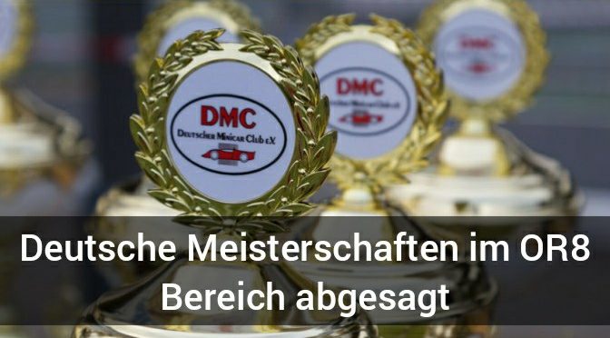 Deutsche Meisterschaften 2020 im Offroad 1/8 Bereich abgesagt