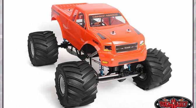 RC4WD Carbon Assault 1/10th Monster Truck w/ Manticore Lexan Body Set