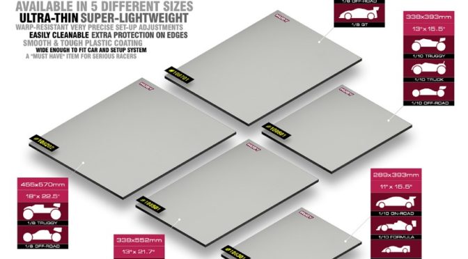 HUDY Flat Set-Up Board – Lightweight – Grey