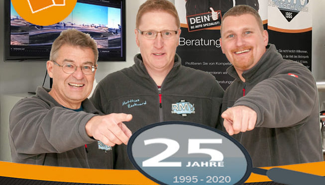 25 Jahre für euch da – Firmenjubiläum RMV Deutschland!