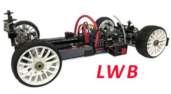 EGX-1 1/8 LWB 4WD GT Elektro Chassiskit (langer Radstand 358mm)