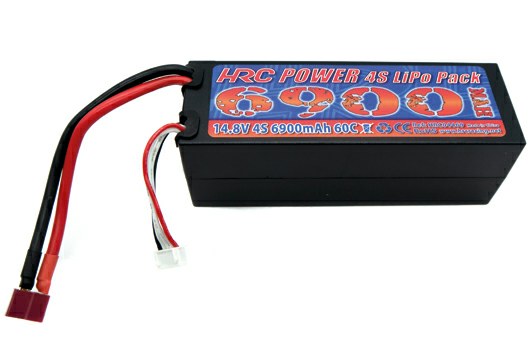 HRC Battery LiPo 4S Hard Case – 6900mAh