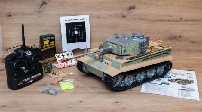 Torro RC Panzer 1:16 Tiger I Späte AUSF. unlackiert BB mit Solution Box