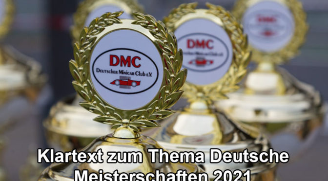 Klartext – Der DMC nimmt Stellung zum Thema Deutsche Meisterschaften 2021