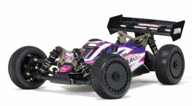 ARRMA® TLR® Tuned TYPHON™ 1/8 Race  Buggy 4WD Roller