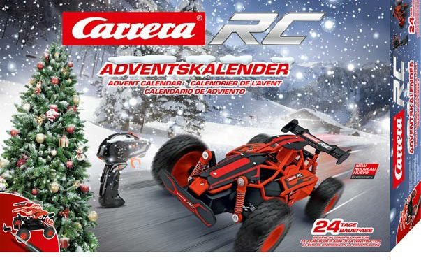 Der Carrera RC Turnator Adventskalender  weckt die Vorfreude auf Weihnachten