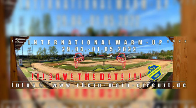 Save the date – 15. International Warm-Up 2022 beim ESV Bischofsheim