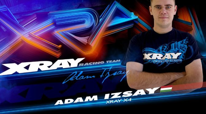 Adam Izsay ist im XRAY Racing Team