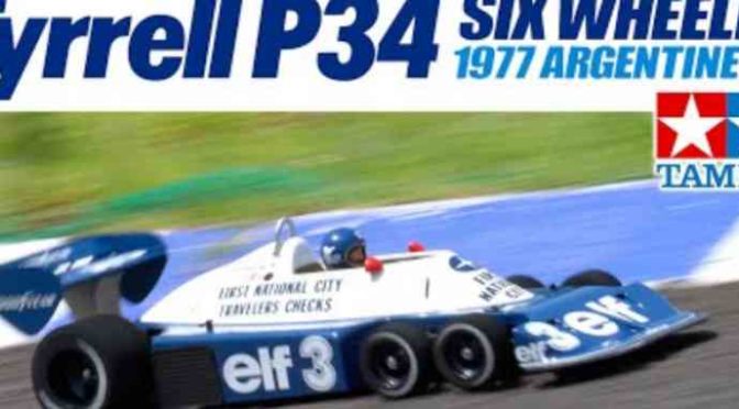Tamiya Tyrrell P34 Six Wheeler 1977 Argentine GP im Video