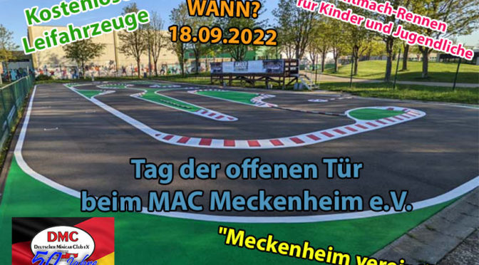 Tag der offenen Tür – 50 Jahre DMC beim MAC Meckenheim e.V.