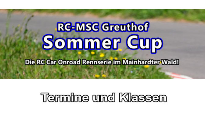 RC-MSC Greuthof Sommer Cup 2023 im SK Süd
