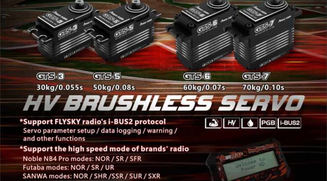 Power HD New Servo-GTS Series unterstützt FLYSKY i-BUS2