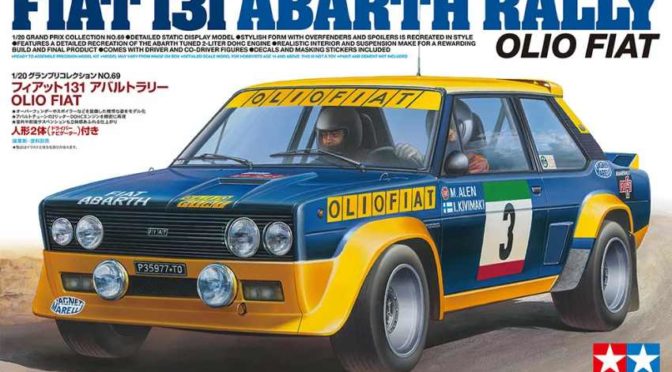 FIAT 131 ABARTH RALLY OLIO FIAT 4WD Chassis MF-01X