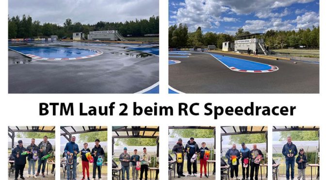 Regen beim Lauf 2 der BTM beim RC Speedracer